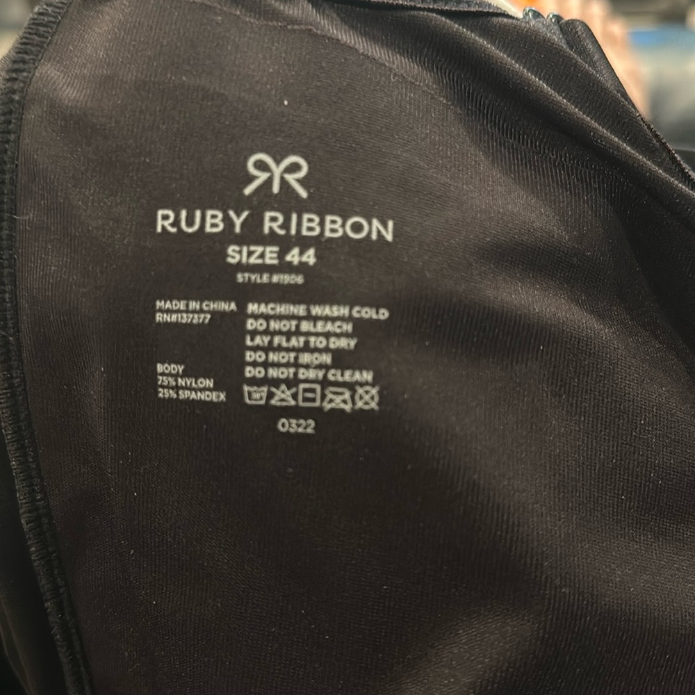 Ruby Ribbon nwot 44C-DDD cami style 1906 black